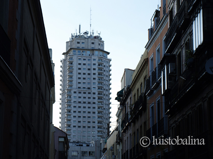 la torre de Plaza España. Madrid